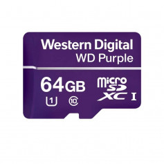 Carte MicroSD Western Digita Purple 64Go spéciale vidéosurveillance