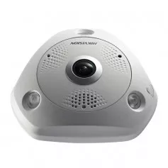 Caméra fisheye 360° Hikvision DS-2CD63C5G0-IVS Ultra HD 12MP PoE