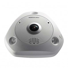Caméra IP Hikvision DS-2CD63C5G0E-IVS Fisheye 360° Ultra HD 12MP PoE