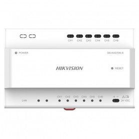 Distributeur IP 2 fils Hikvision DS-KAD706-S pour portier vidéo modulable 2 fils