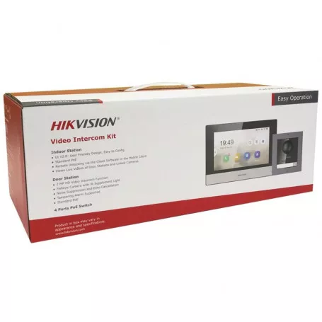 Kit interphone vidéo couleur IP Hikvision DS-KIS602