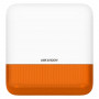 Hikvision DS-PS1-E-WE sirène extérieure sans fil orange 110 décibels