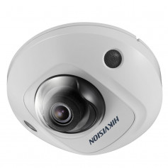 Caméra mini dôme 6MP H265+ micro intégré Hikvision DS-2CD2563G0-IS IR 10 mètres