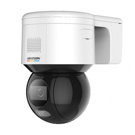 Caméra de surveillance rotative ColorVu et AcuSense 4MP H265+ micro intégré Hikvision DS-2DE3A400BW-DE
